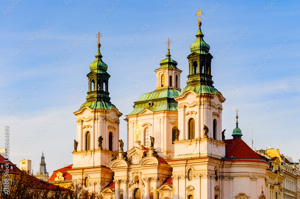 Saint Nicholas church in Prague, Czech Republic Saint Nicholas church in Prague, Czech Republic
