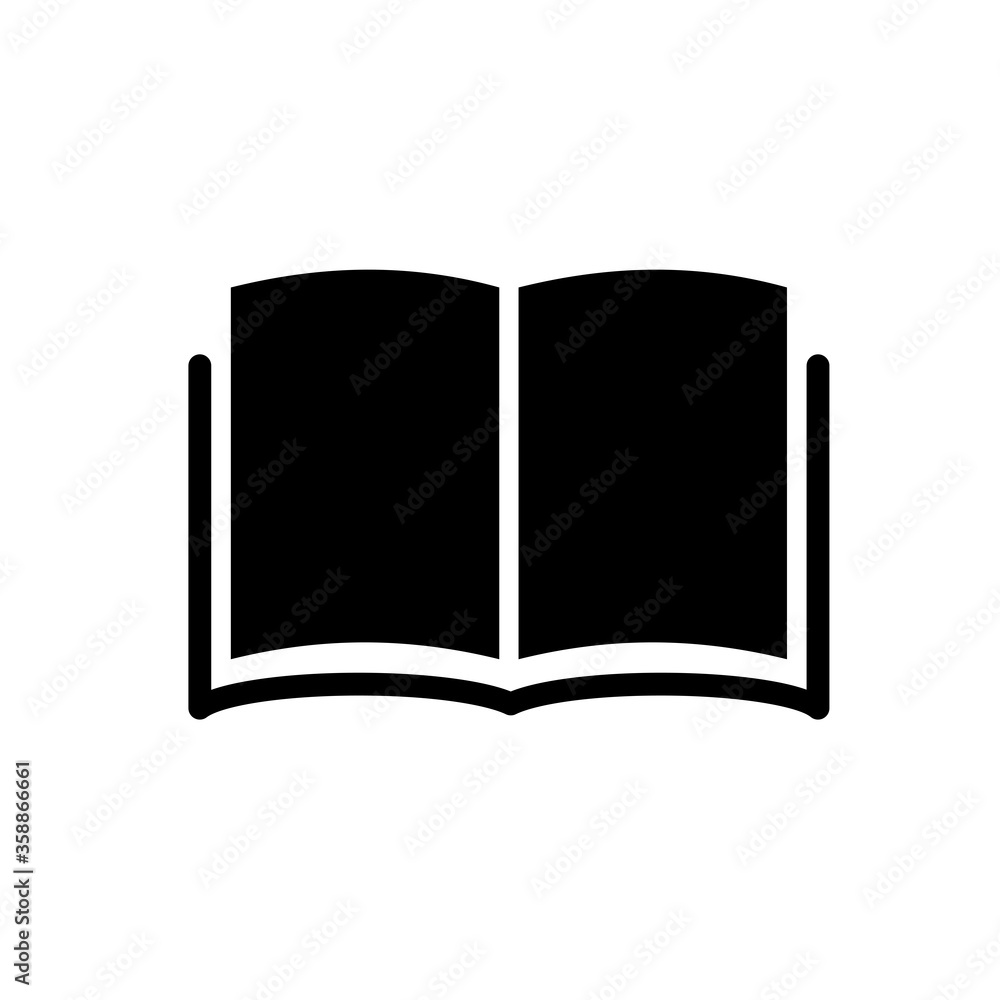 open book icon design vector template open book icon design vector template