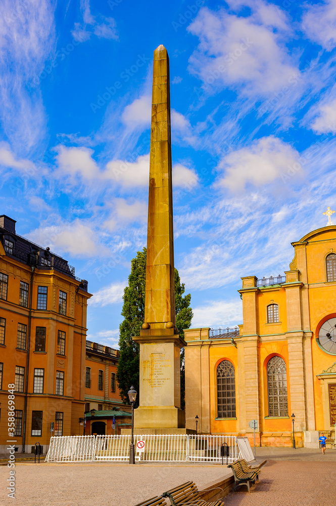 Saint Nicholas church, Galma stan, Old town of Stockholm, Sweden