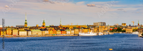 Old town of Stockholm, panorama, Sweden