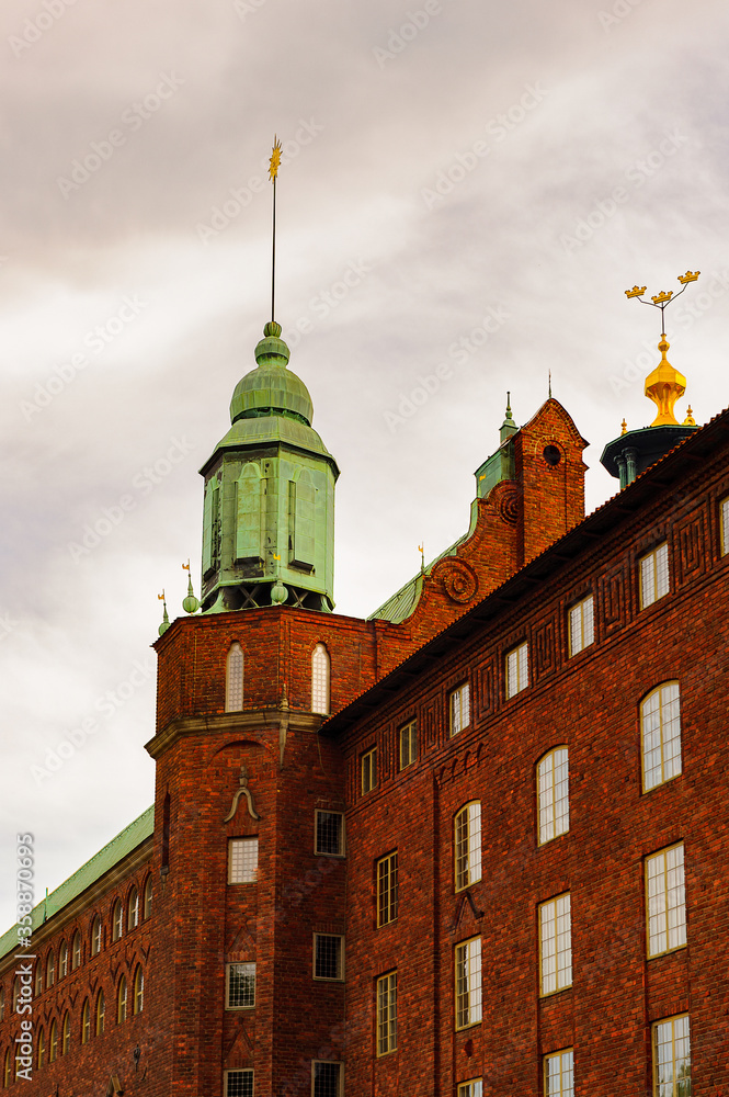 Fototapeta premium City Hall of Stockholm, Sweden