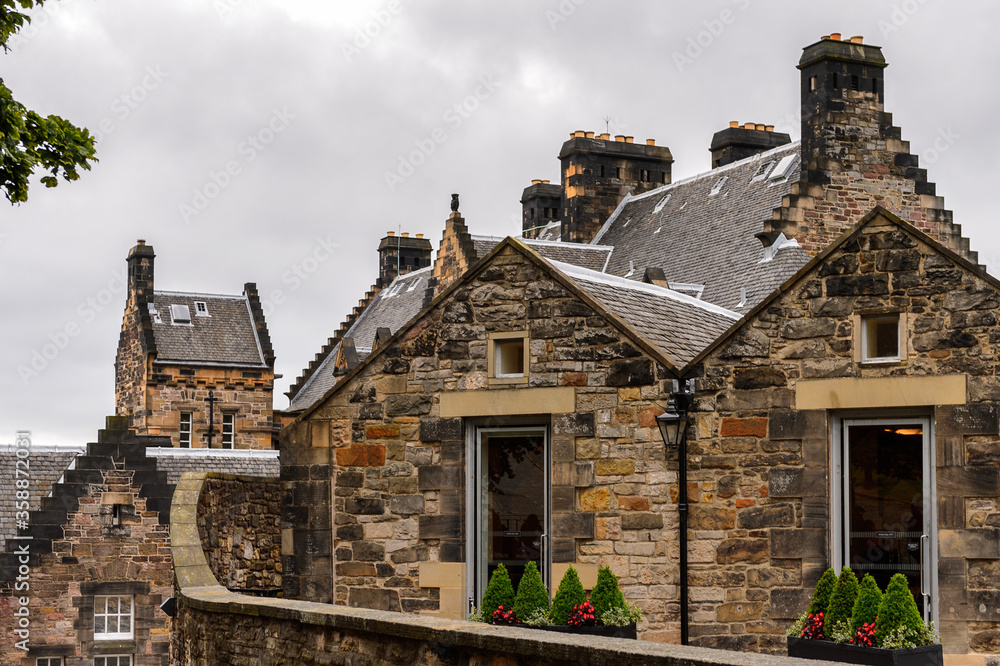 Part of the Edinburgh Castle, Scotland