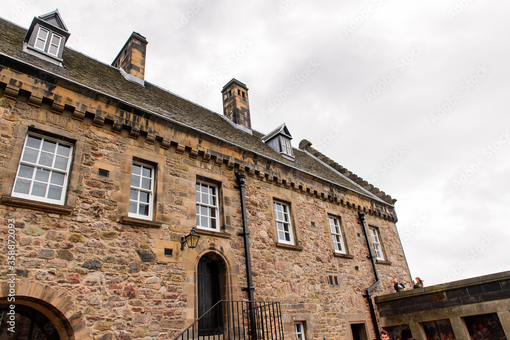 Part of the Edinburgh Castle, Scotland