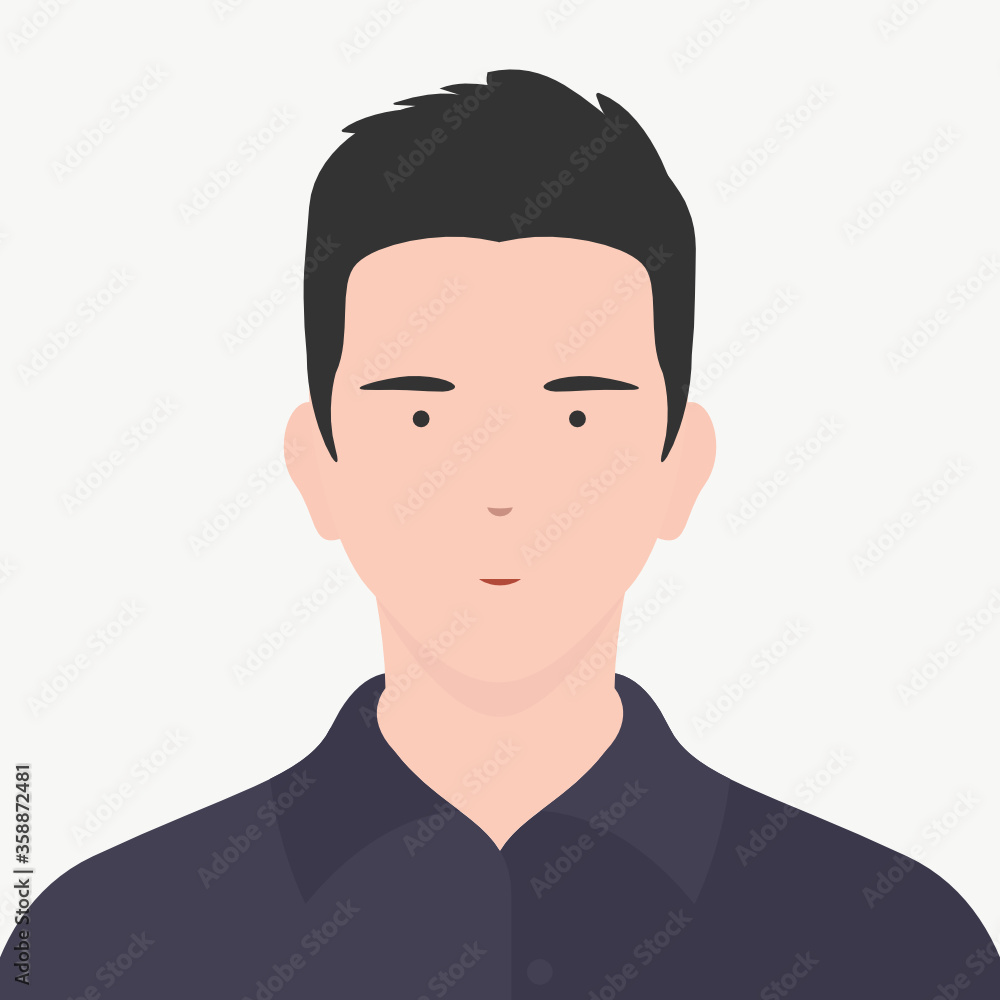 Asian Guy, Handsome Boy, Man, Guy, Person of Color Vector Illustration Background Asian Guy, Handsome Boy, Man, Guy, Person of Color Vector Illustration Background