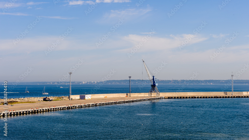 Fototapeta premium It's Port of Tallinn, Estonia