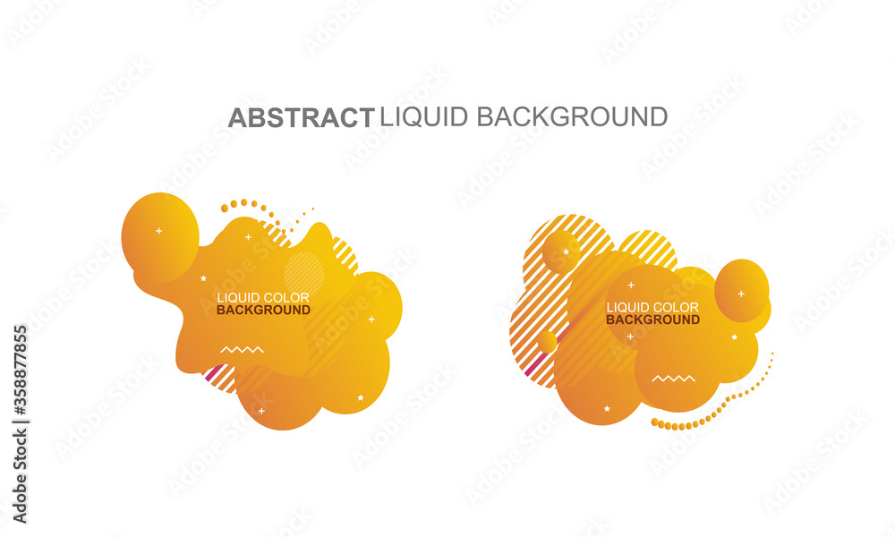 stock vector desain abstract liquid banner background