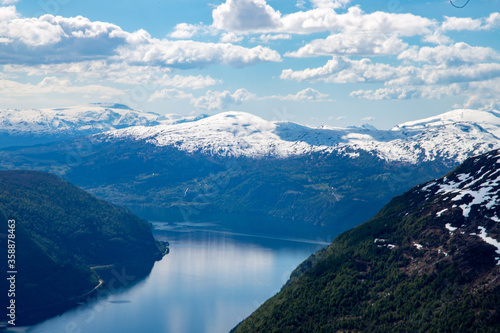 norway, nature, landscape, mountain, travel, tourism, water, blue, sky, beautiful, summer, scenery, scandinavia, europe, north, outdoor, sea, scenic, view, norwegian, fjord, lake, panorama, nordic, oc
