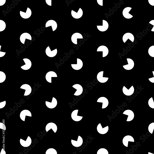 White Polka Dot on Red Background