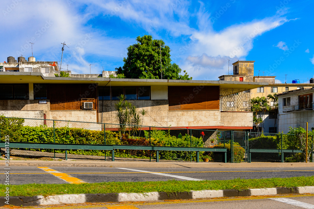 Architecture of Miramar, area of Havana, the capital of Cuba Architecture of Miramar, area of Havana, the capital of Cuba