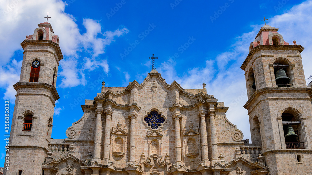Cathedral of the Virgin Mary of the Immaculate Conception, Old Havana. UNESCO World Heritage