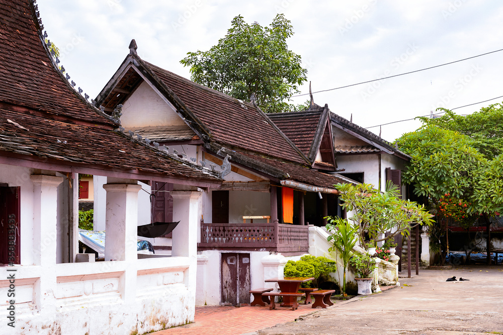 It's Part of the Vat sen complex , one of the Buddha complexes in Luang Prabang which is the UNESCO World Heritage city