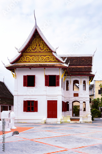 It's Part of the Vat sen complex , one of the Buddha complexes in Luang Prabang which is the UNESCO World Heritage city