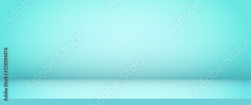 Vector table with Blue carpet in the studio For making advertising media for selling products on the website.