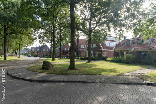 Street in Zuidlaren, The Netherlands