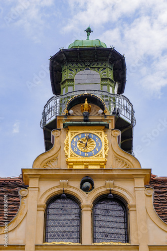 It's House in the Old town of Graz, Austria. Graz is the capital of federal state of Styria and the second largest city in Austria photo