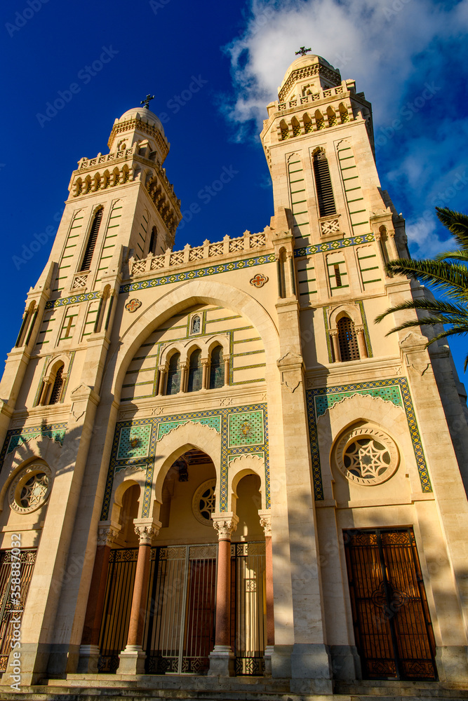 Basilica of Saint Augustin in Annaba, the fourth largest city in Algeria