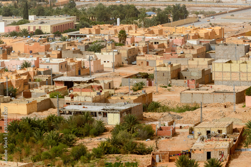 El Golea, an oasis town, Sahara desert