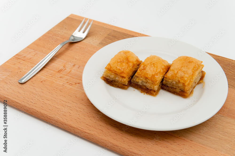 Turkish burma baklava