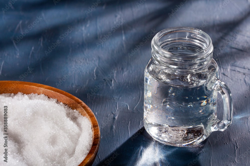 Chemical component of magnesium chloride - Text space Chemical component of magnesium chloride - Text space