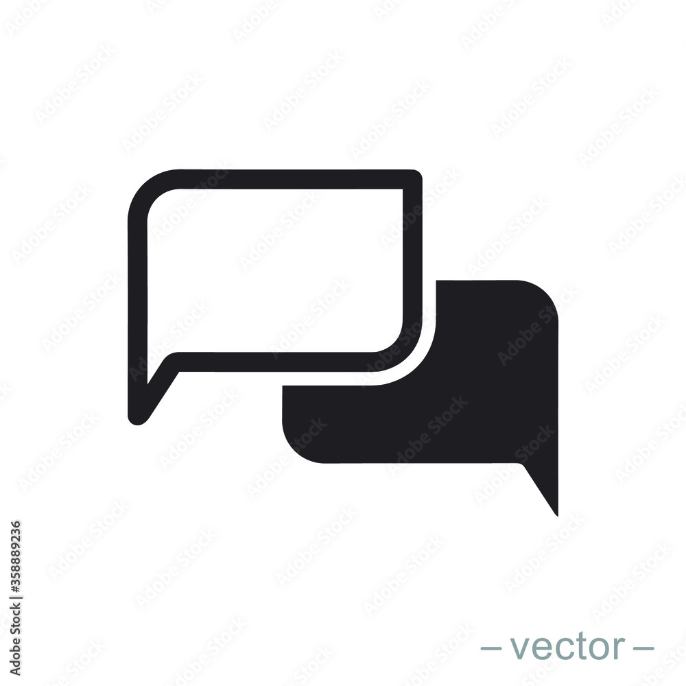 Bubble speech icon design trendy. EPS 10 Bubble speech icon design trendy. EPS 10