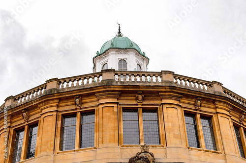 Sheldonian Theatre, Oxford, England. Oxford is known as the home of the University of Oxford