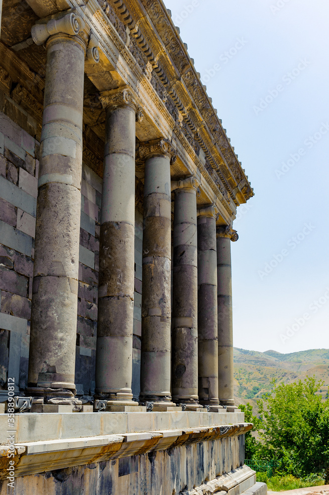 It's Garni temple, Hellenistic temple from the first century in Garni, Armenia It's Garni temple, Hellenistic temple from the first century in Garni, Armenia