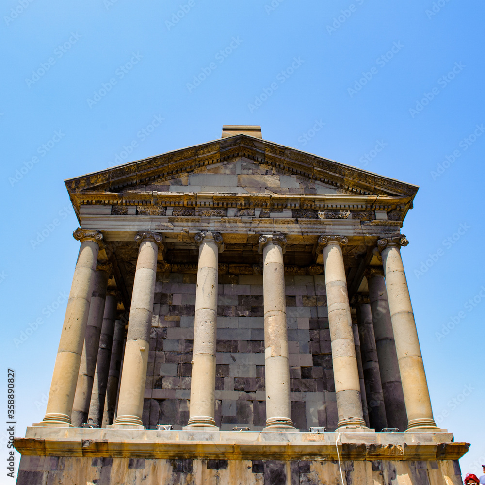 It's Garni temple, Hellenistic temple from the first century in Garni, Armenia It's Garni temple, Hellenistic temple from the first century in Garni, Armenia