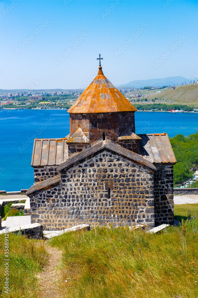 It's Sevanavank (Sevan Monastery), a monastic complex located on a shore of Lake Sevan in the Gegharkunik Province of Armenia It's Sevanavank (Sevan Monastery), a monastic complex located on a shore of Lake Sevan in the Gegharkunik Province of Armenia