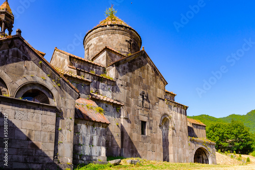 It's Haghpatavank (Haghpat Monastery), a medieval Armenian monastery complex in Haghpat, Armenia. It's a UNESCO World Heritage site photo