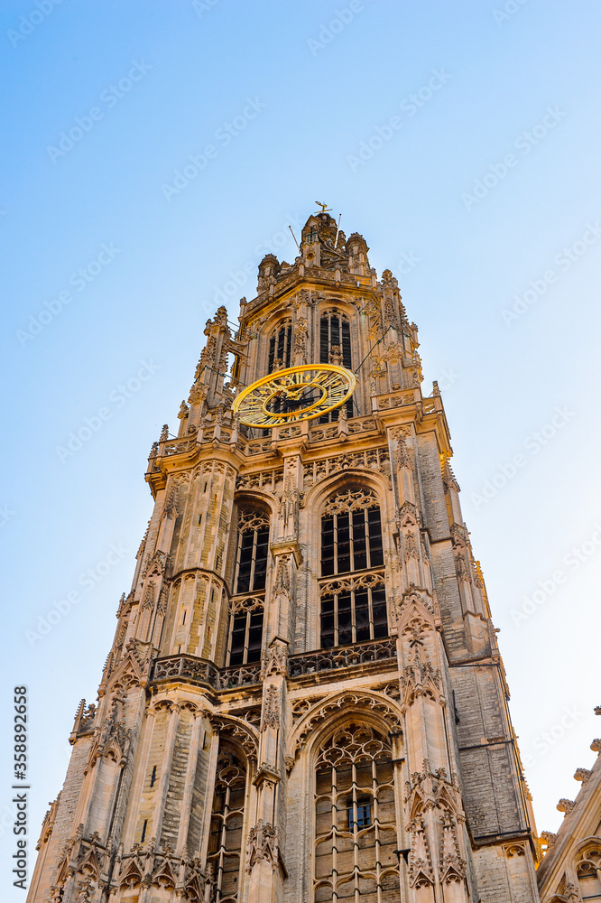 It's Cathedral of our Lady in Antwerp, Belgium