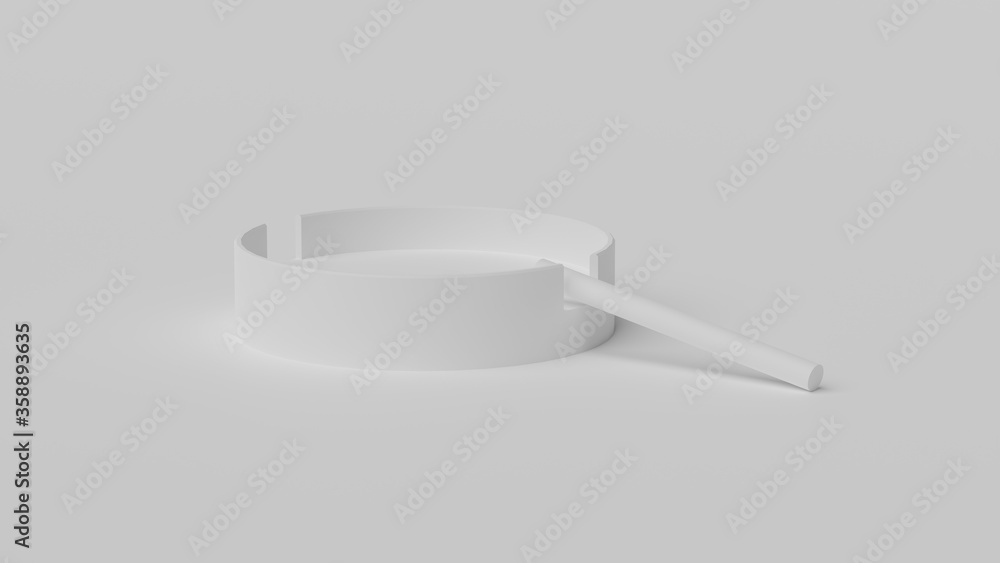 3D ash tray with cigarette abstract wallpaper background 3D ash tray with cigarette abstract wallpaper background