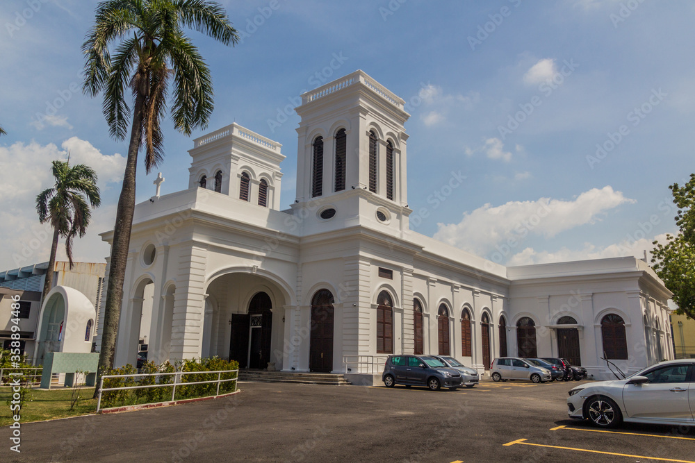 Obraz premium Church of the Assumption in George Town, Malaysia