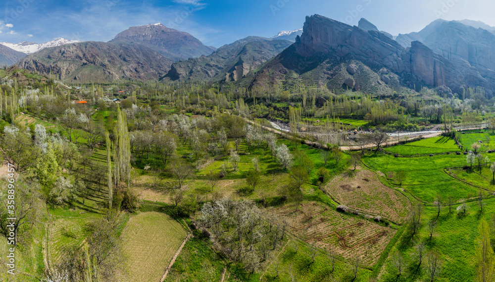 Alamut valley in Iran