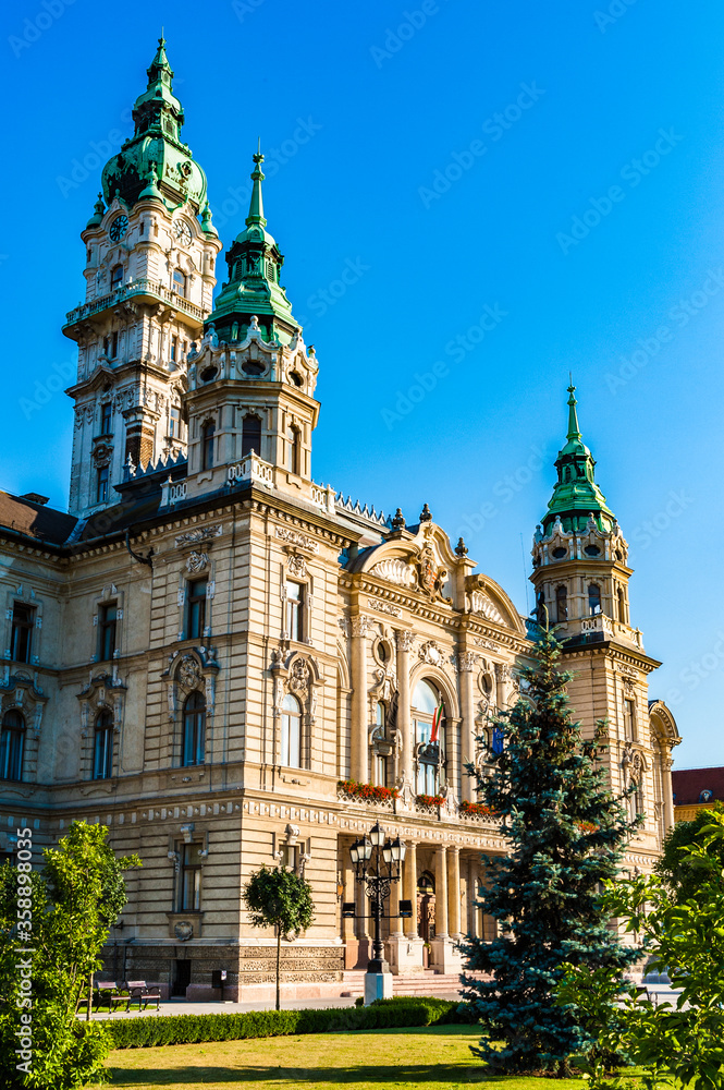 It's Town Hall of Gyor, Hungary