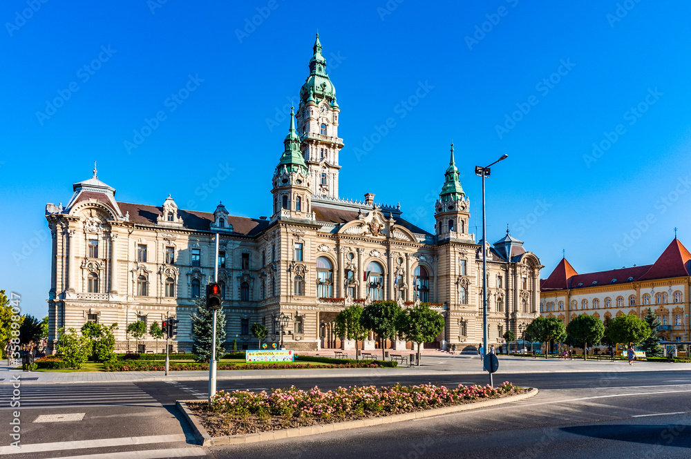 It's Town Hall of Gyor, Hungary