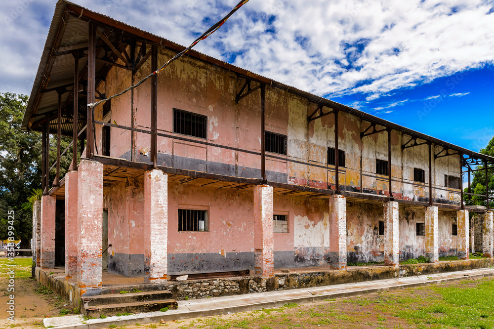 Part of the Prison in Saint Laurent du Maroni, French Guiana, South America