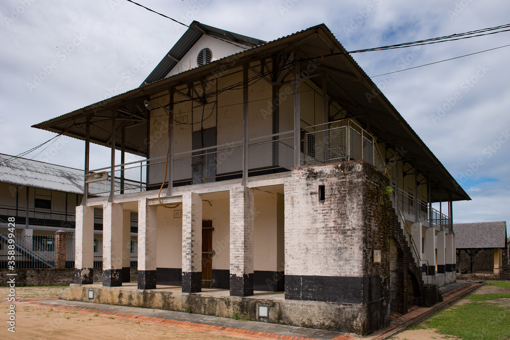 Part of the Prison in Saint Laurent du Maroni, French Guiana, South America Part of the Prison in Saint Laurent du Maroni, French Guiana, South America