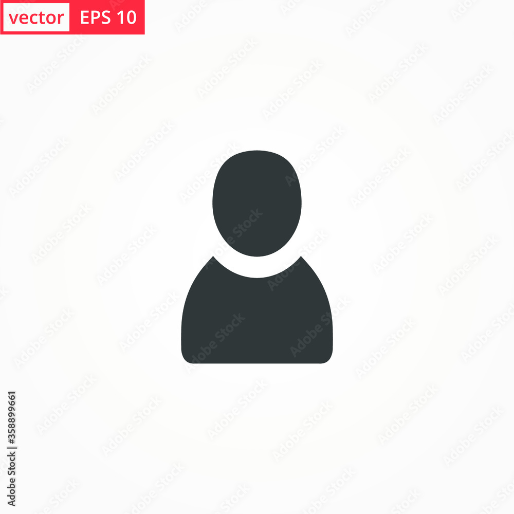User vector icon in modern style for web site and mobile app. EPS 10 User vector icon in modern style for web site and mobile app. EPS 10