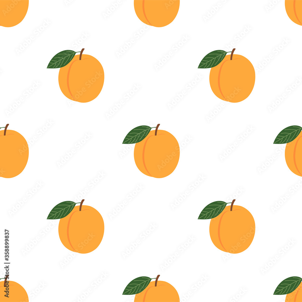 Apricot. Seamless Vector Patterns Apricot. Seamless Vector Patterns