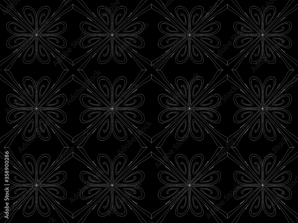 Seamless pattern design with floral background elements, beautiful ornaments, black, white, orange, pink, red, green, yellow, blue, gray, purple Seamless pattern design with floral background elements, beautiful ornaments, black, white, orange, pink, red, green, yellow, blue, gray, purple