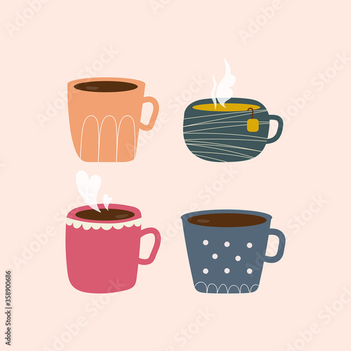 colorfull coffee cup