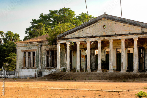 Former administration building of Bolama, the former capital of Portuguese Guinea photo