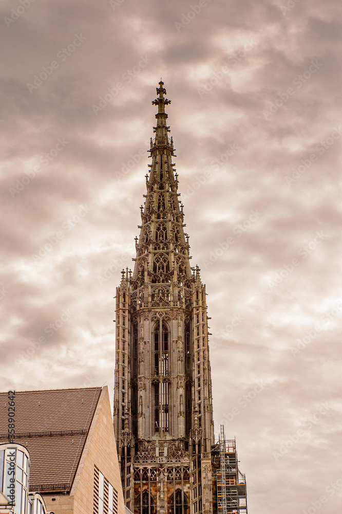 Ulm Minster, a Lutheran church, Baden-Wurttemberg, Germany Ulm Minster, a Lutheran church, Baden-Wurttemberg, Germany