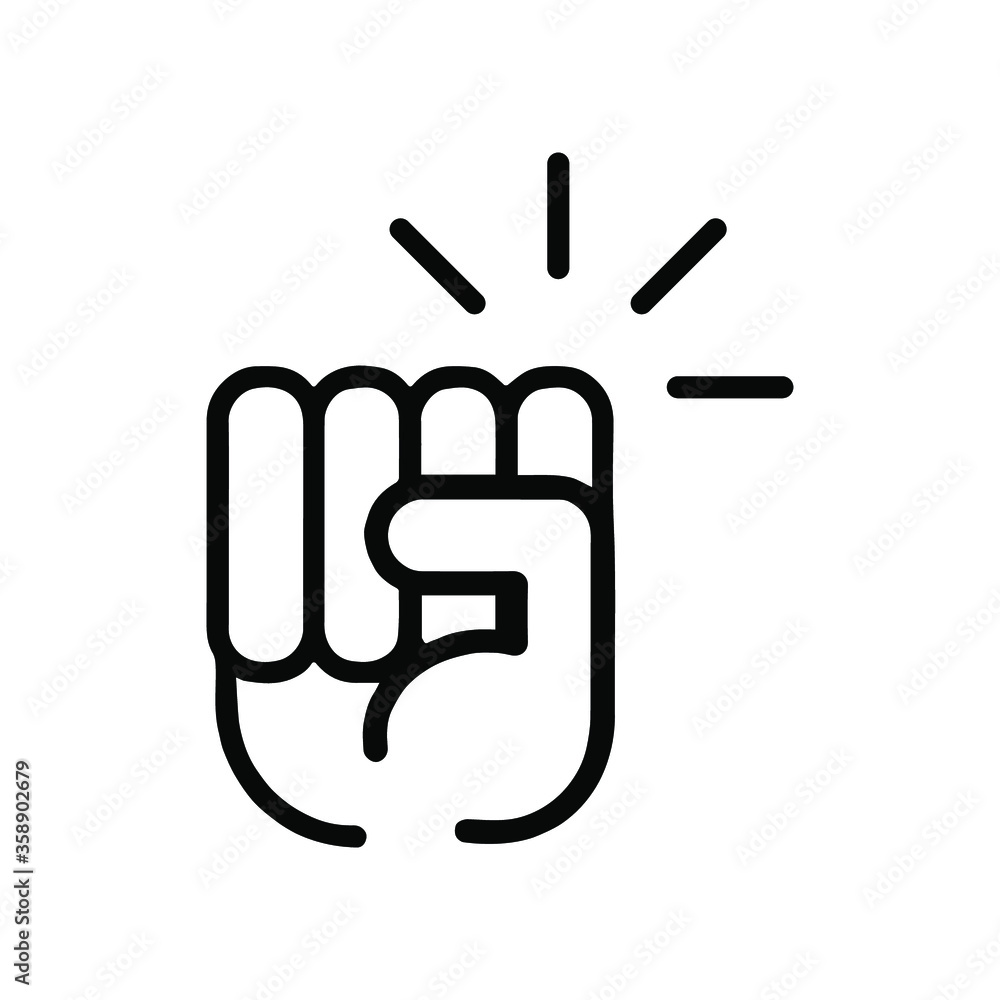 Hand knocking on door icon. Line style. Vector illustration. EPS 10 Hand knocking on door icon. Line style. Vector illustration. EPS 10
