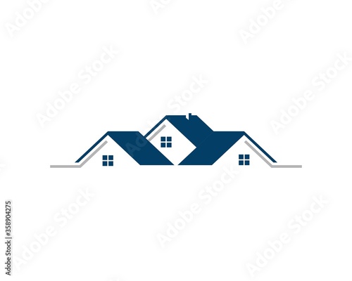 Modern rooftop real estate
