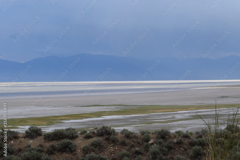 Storm across the lake