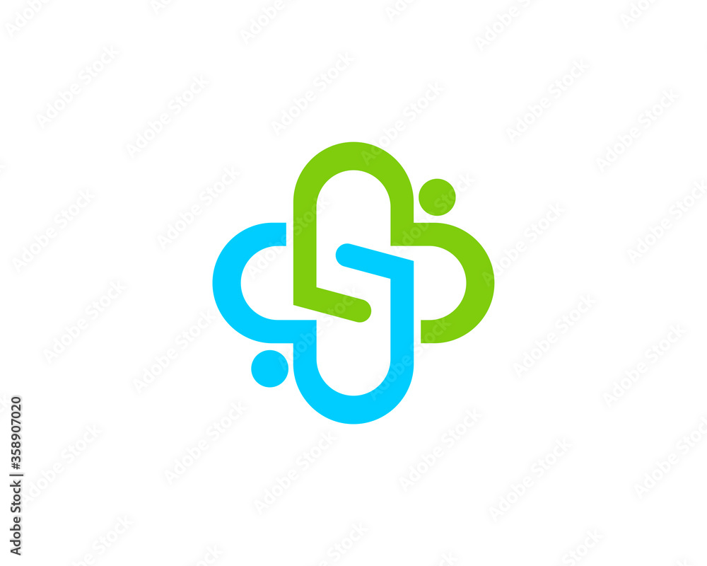 Love healthy and medical symbol Love healthy and medical symbol
