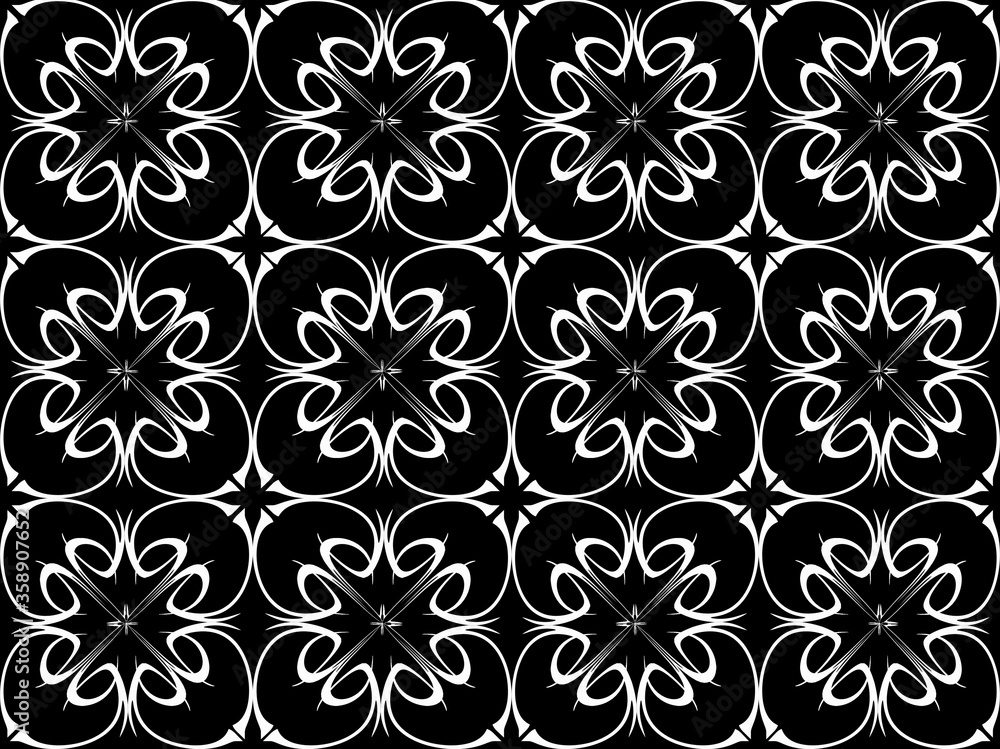 Seamless pattern design with floral background elements, beautiful ornaments, black, white, orange, pink, red, green, yellow, blue, gray, purple Seamless pattern design with floral background elements, beautiful ornaments, black, white, orange, pink, red, green, yellow, blue, gray, purple