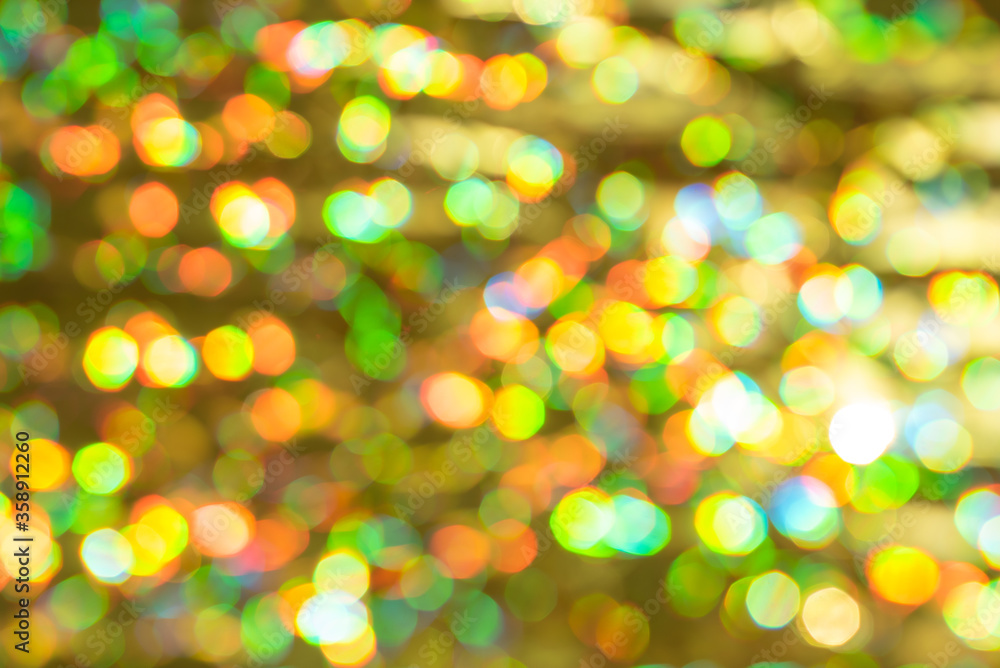 Obraz premium Real defocused lights. Colorful defocused lights collection, background.