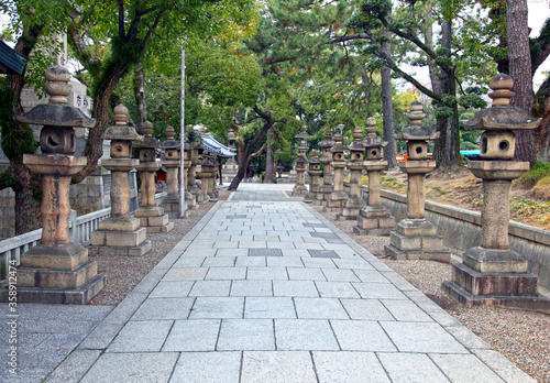 Sumiyoshi Grand Shrine, Osaka, Japan.